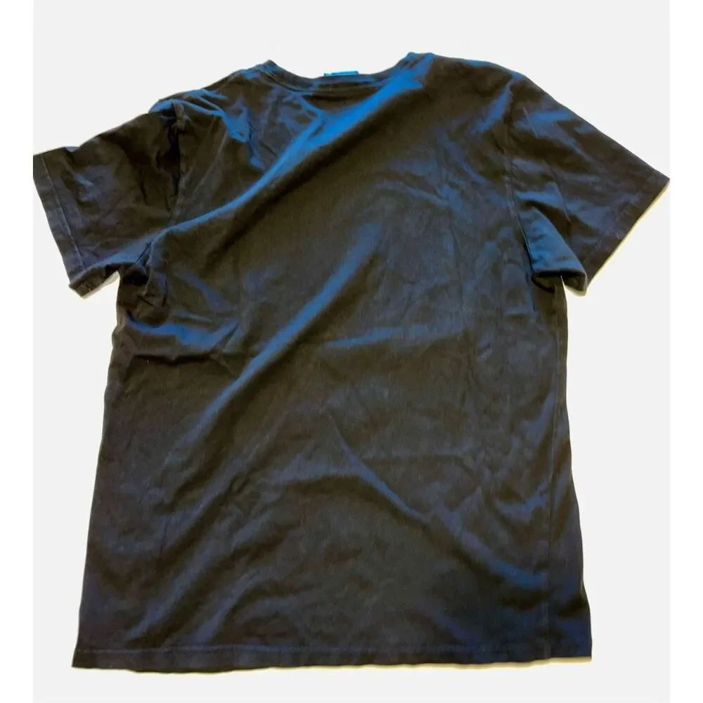 Adidas Boys T-Shirt TBWT3S Black with‎ White Size Large